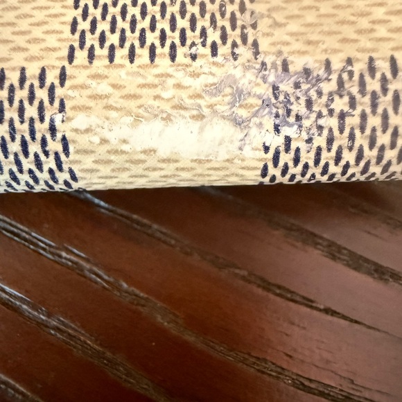 Authentic Louis Vuitton Damier Azur Emilie Wallet on unbranded chain - Picture 9 of 16